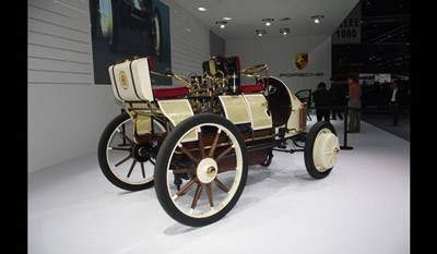 Lohner Porsche Semper Vivus 1900 electric car with range extender 4